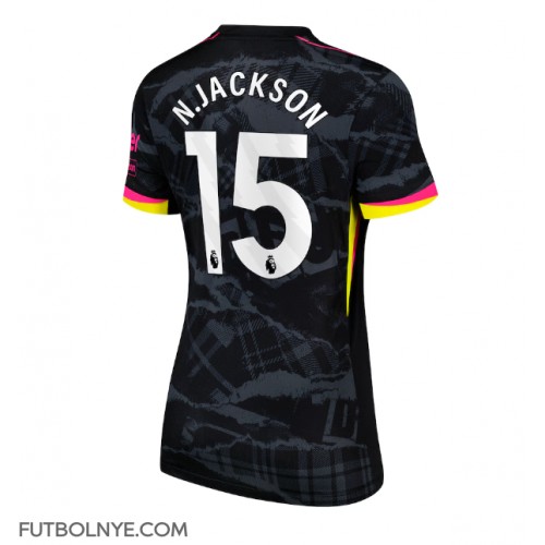 Camiseta Chelsea Nicolas Jackson #15 Tercera Equipación para mujer 2024-25 manga corta